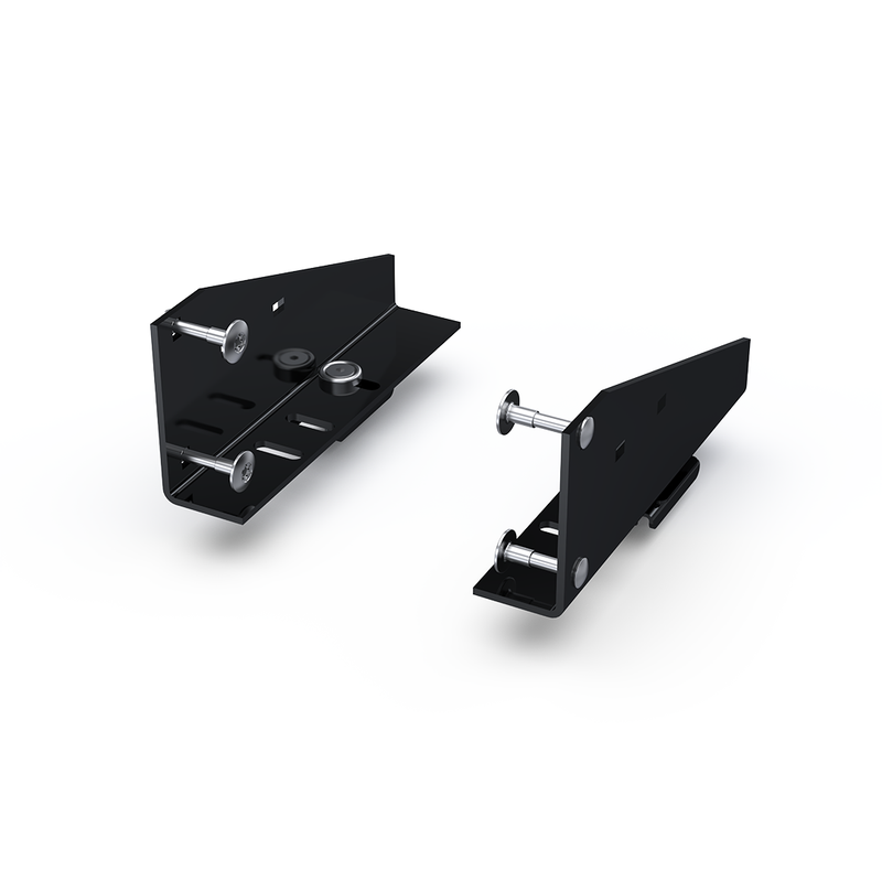Load image into Gallery viewer, Standard Headache Rack (Cab Guard) Install Kit for 2014-2019 Chevrolet Silverado / GMC Sierra - Black Powder Coat
