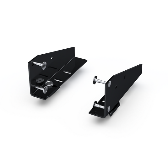 Standard Headache Rack (Cab Guard) Install Kit for 2015-2026 Ford F-150 & 2017-2026 Ford Super Duty - Black Powder Coat