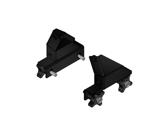 Rear Rack Install Kit for 2004-2025 Ford F-150 & 1999-2025 Ford Super Duty & 2007-2022 Toyota Tundra - Black Powder Coat