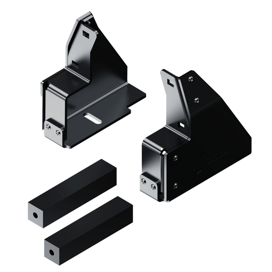Stand-Alone Rear Rack Install Kit for 2015-2025 Ford F-150 - Black Powder Coat