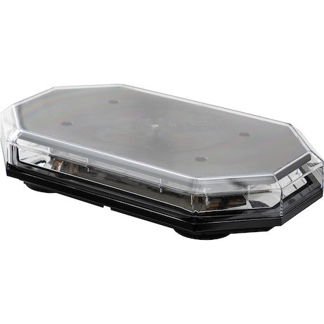 15 Inch Octagonal LED Mini Light Bar - Amber/Blue
