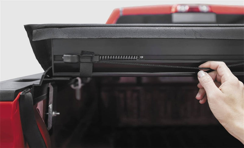 Load image into Gallery viewer, Ford F-150 Access Cover Black Soft Roll Up Tonneau Cover for 2015 to 2025
