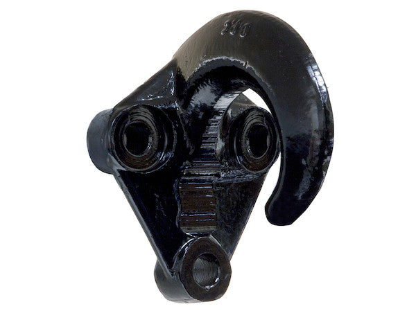 Load image into Gallery viewer, 3- Hole Black Powder Coated Drop Forged Bolt-On Heavy-Duty Towing Hook
