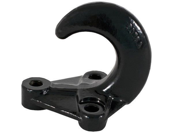 Load image into Gallery viewer, 3- Hole Black Powder Coated Drop Forged Bolt-On Heavy-Duty Towing Hook
