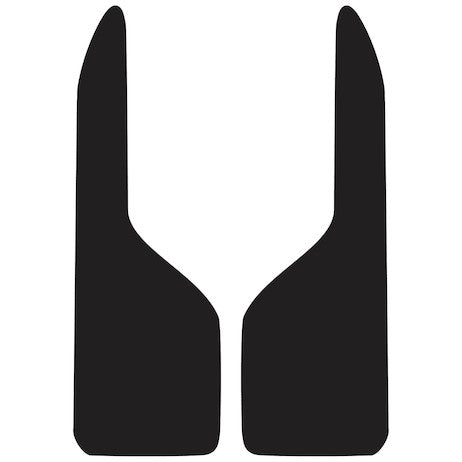Thermo Flex Fender Guard Black Mudflaps 12x37 Inch