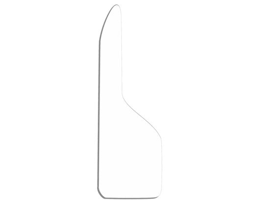 Thermo Flex Fender Guard White Mudflaps 12x37 Inch