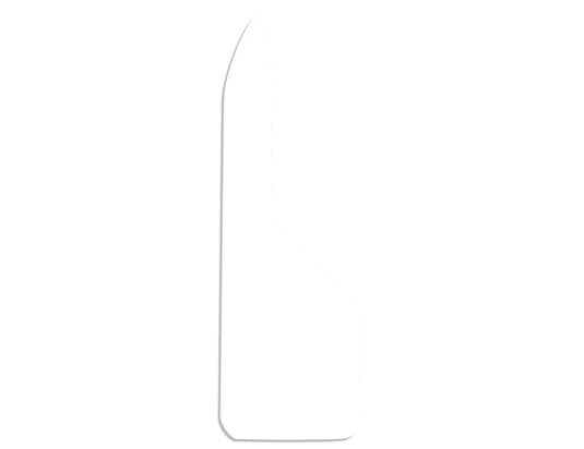 Thermo Flex Fender Guard White Mudflaps 12x37 Inch