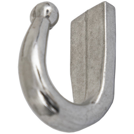 Aluminum Weld-On Tarp Hook, 3-1/4 Inch Length