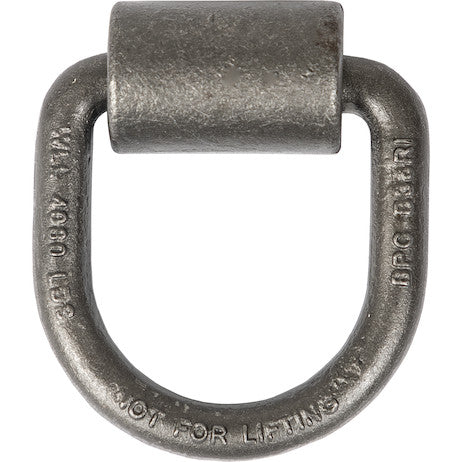 D-RING,1/2in, 2-1/2x2-3/8 W/WELD ON BRKT