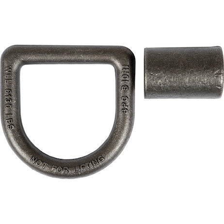 D-RING,5/8 dia3inX3in,W/BRKT