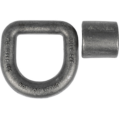 D-RING,1 in dia 3in X 3in FORGED W/BRKT