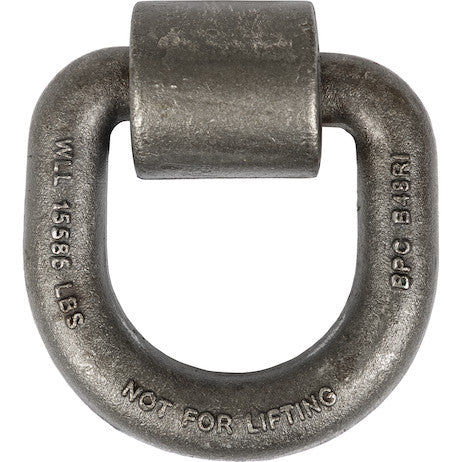 D-RING,1 in dia 3in X 3in FORGED W/BRKT