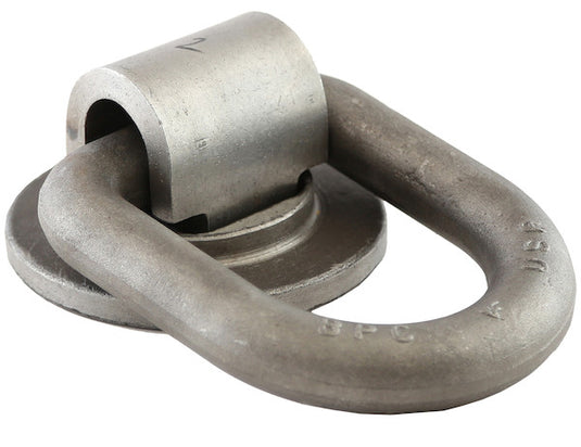 1 Inch Forged 360 Rotating D-Ring With Weld-On Mounting Bracket