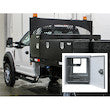 Load image into Gallery viewer, GLOSS BLACK STEEL STRAIGHT SIDE TUNNEL TRUCK TOOL BOX WITH SHELF
