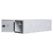 GLOSS WHITE STEEL STRAIGHT SIDE TUNNEL TRUCK TOOL BOX WITH SHELF