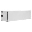 GLOSS WHITE STEEL STRAIGHT SIDE TUNNEL TRUCK TOOL BOX WITH SHELF