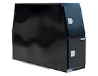 GLOSS BLACK STEEL BACKPACK TRUCK TOOL BOX SERIES WITH FLAT FLOOR