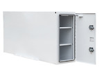 Load image into Gallery viewer, GLOSS WHITE STEEL STRAIGHT SIDE BACKPACK TRUCK TOOL BOX SERIES WITH FLAT FLOOR AND ADJUSTABLE SHELVING
