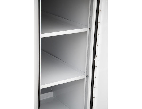 Load image into Gallery viewer, GLOSS WHITE STEEL STRAIGHT SIDE BACKPACK TRUCK TOOL BOX SERIES WITH FLAT FLOOR AND ADJUSTABLE SHELVING
