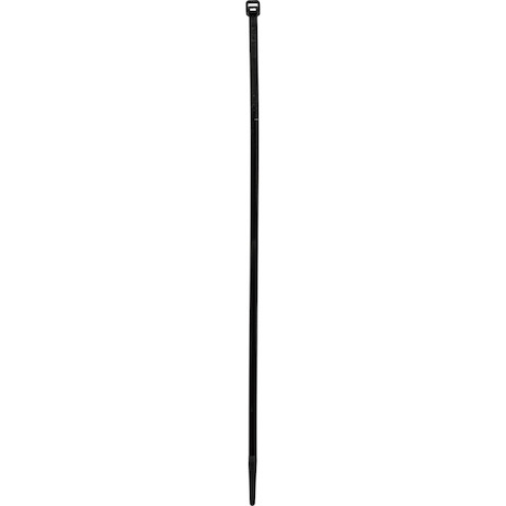 Load image into Gallery viewer, 0.180 x 11 Inch Black Weather Resistant Zip Ties - 50 Pound, 100 Pieces

