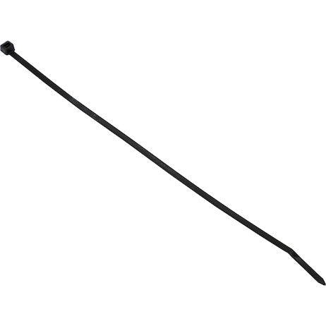 0.180 x 11 Inch Black Weather Resistant Zip Ties 50 Pound/500 Pieces