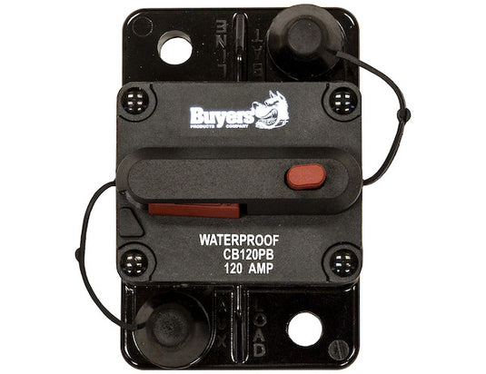 120 Amp Circuit Breaker With Manual Push-to-Trip Reset