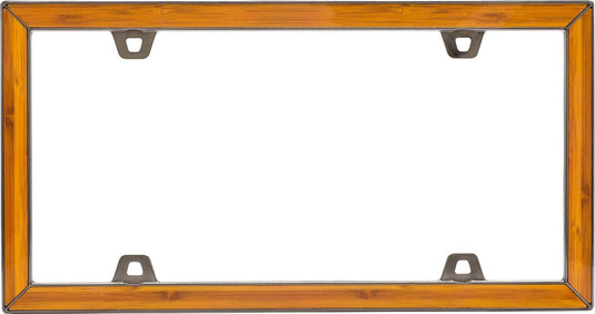 Cruiser Accessories L/Plate Frm Bamboo/Black Chrome - CRZ-58000 - Absolute Autoguard