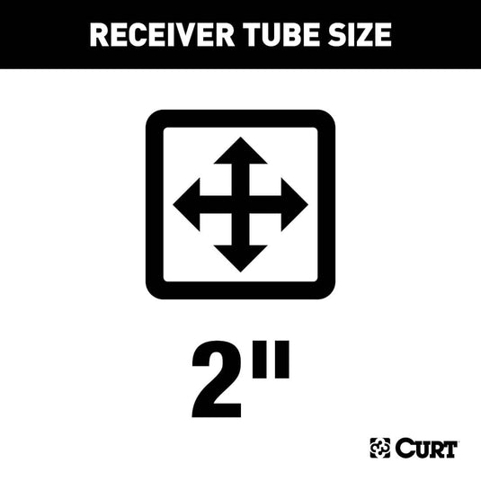 CURT Class 3 Hitch with 2-Inch Receiver — 2011-2026 Mitsubishi Outlander Sport/RVR - CUR-13079 - Absolute Autoguard