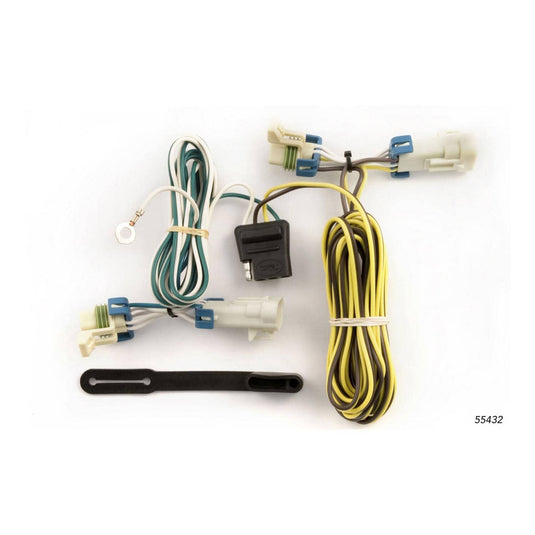 CURT 4-Flat Custom Wiring — 2005-2011 Chevrolet & Pontiac - CUR-55432 - Absolute Autoguard