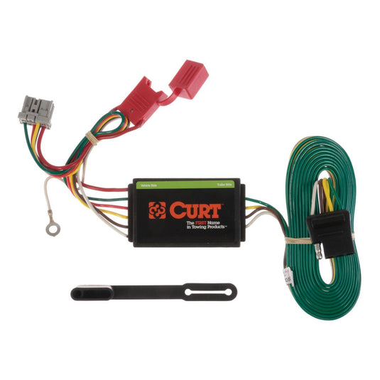 CURT 4-Flat Custom Wiring — 2005-2010 Honda Odyssey - CUR-56161 - Absolute Autoguard
