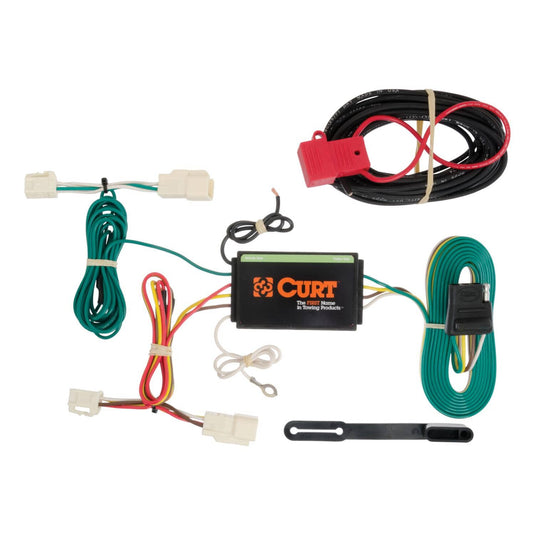 CURT 4-Flat Custom Wiring — 2014-2020 Mitsubishi Outlander - CUR-56189 - Absolute Autoguard