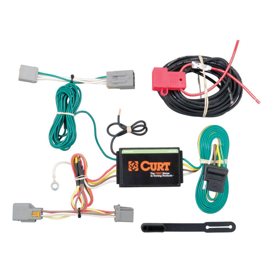 CURT 4-Flat Custom Wiring — 2014-2023 Ford Transit Connect - CUR-56218 - Absolute Autoguard