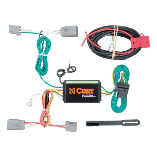 CURT 4-Flat Custom Wiring — 2011-2020 Volvo S60/S60 Cross Country - CUR-56224 - Absolute Autoguard