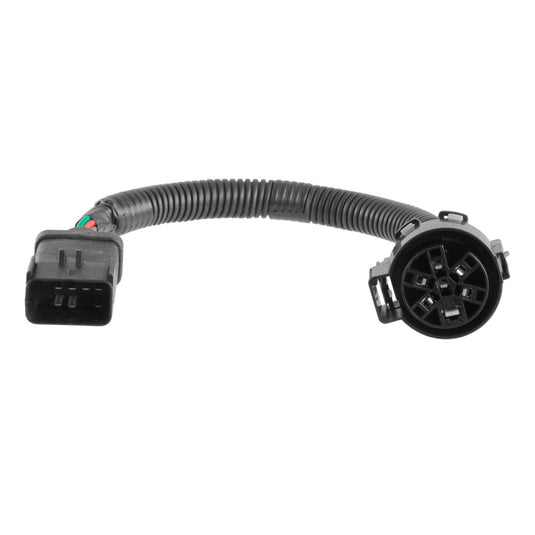 CURT 8-Prong Factory Harness Adapter (Rectangular 8-Prong to USCAR Socket), With Factory Tow Package - Select 2000-2010 Dodge & Jeep, 2003-2009 Freightliner, 2007-2009 Chrysler, 2006-2009 Mitsubishi Models (see fitment table)