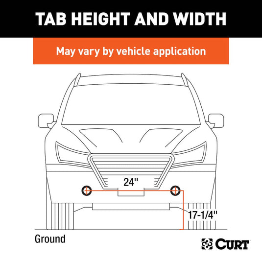CURT Custom Tow Bar Base Plate - 2020-2026 Jeep Gladiator