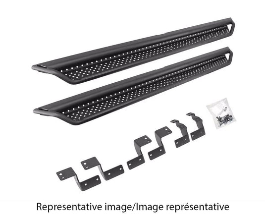 Go Rhino Dominator D1 Side Steps — 2009-2018 Dodge & Ram - GOR-D14299T - Absolute Autoguard