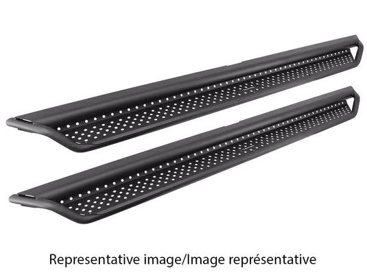 Go Rhino Dominator D1 Side Steps — 2007-2018 Jeep Wrangler - GOR-D14505T - Absolute Autoguard