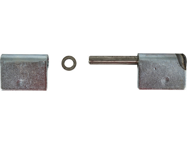 Load image into Gallery viewer, Steel Weld-On Butt Hinge with 3/8 Stainless Pin - 1.25 x 4 Inch-Zinc Plated-RH
