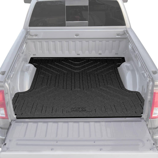 Husky Liners Heavy Duty Rubber Bed Mat, Black, Without RamBox, 6'4