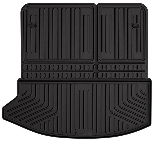 Husky Liners WeatherBeater Cargo Liner, Black, 6, 7 or 8 Passenger - 2024-2026 Mazda CX-90 Mild Hybrid/CX-90 PHEV