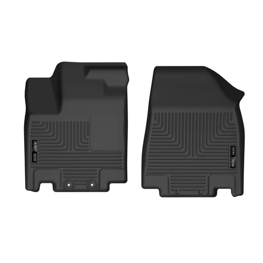 Husky Liners X-act Contour Floor Liners, Front, Black - 2022-2026 Infiniti QX60, Nissan Pathfinder
