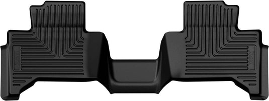 Husky Liners X-act Contour Floor Liner, Rear, Black, 6 Passenger or 7 Passenger (GX), With Cool Box Console - 2024-2026 Lexus GX, Toyota Land Cruiser