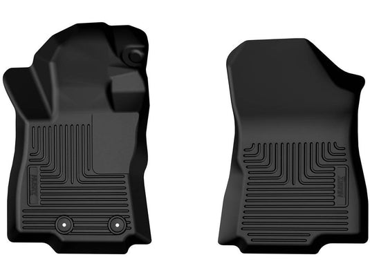 Husky Liners X-act Contour Floor Liners, Front, Black, Excluding Hybrid and Wilderness - 2025-2026 Subaru Forester