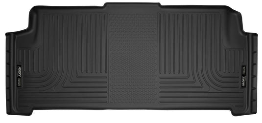 Husky Liners X-act Contour Floor Liner, Rear, Black, With Stow'n Go Seating - 2008-2016 Chrysler Town & Country, 2008-2020 Dodge Grand Caravan
