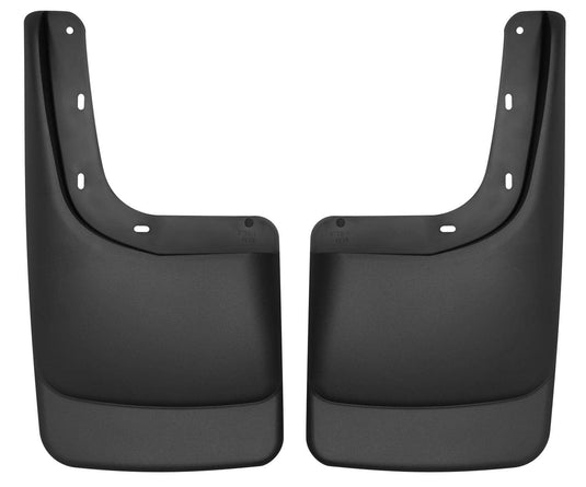 Husky Liners Custom Molded Mud Guards, Rear, Black, With Flares - 2004-2014 Ford F-150, 2006-2008 Lincoln Mark LT
