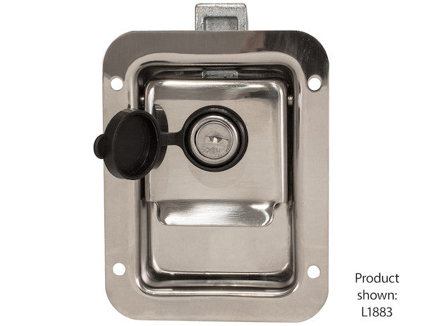 Load image into Gallery viewer, Rust Resistant Steel Junior Single Point Locking Paddle Latch - Weld-On

