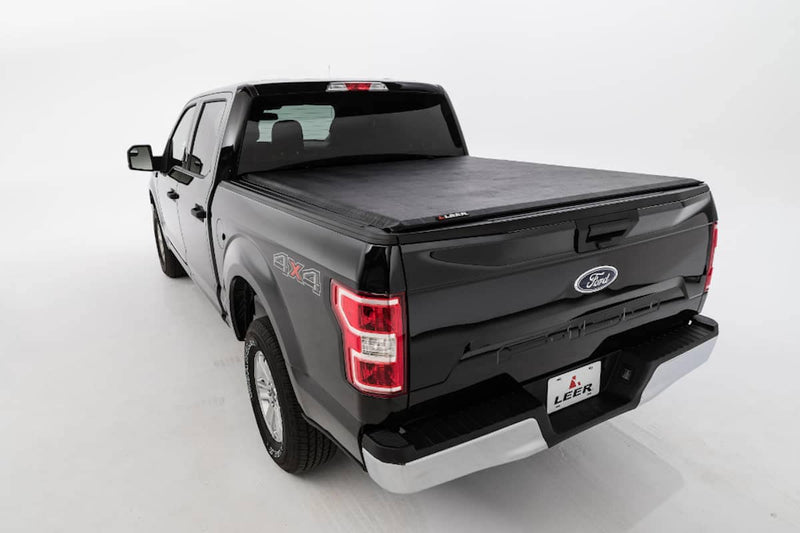 Load image into Gallery viewer, Ford F-150 Leer Black Soft Roll Up Tonneau Cover for 2015 to 2025
