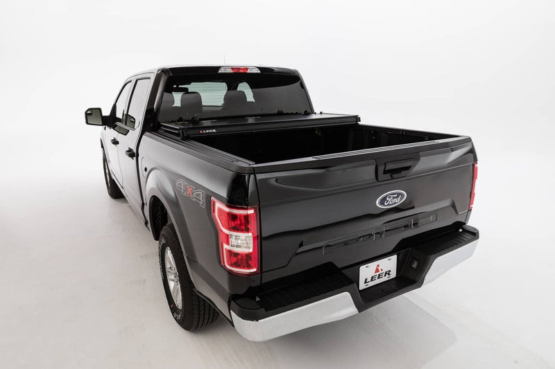 Load image into Gallery viewer, Ford F-150 Leer Black Hard Folding Tonneau Cover for 2004 to 2025
