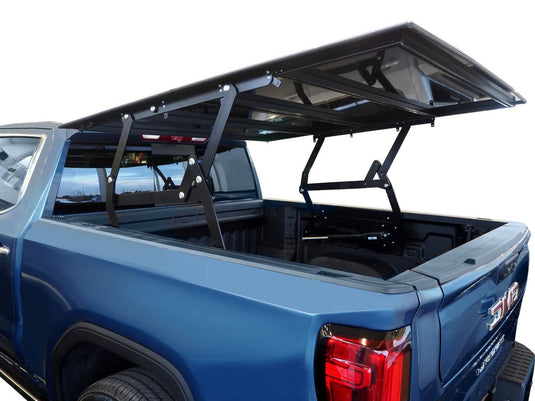 Ford F-150 Phoenix Black Blackbird Automatic Hard Folding Tonneau Cover for 2015 to 2025