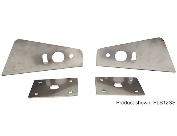 Load image into Gallery viewer, Stainless Steel Truck Hood Light Brackets For Use With Single Stud Plow Lights
